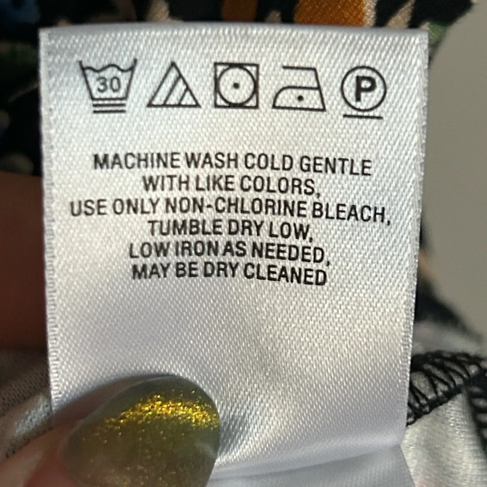 Maeve by Anthropologie Cap Sleeve Floral Print Tie Waist Back Wrap Blouse - Picture 13 of 14